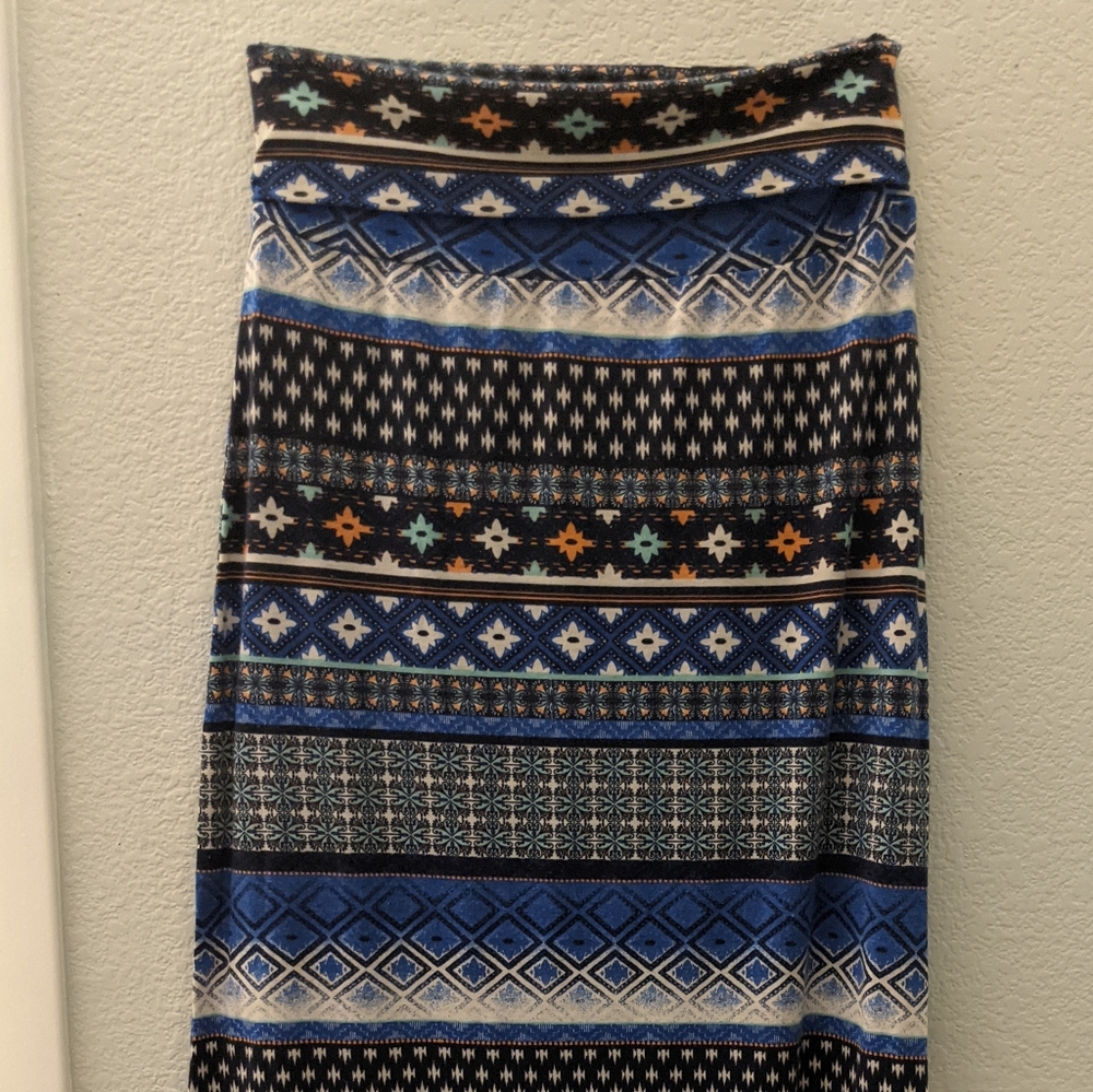 Joe Benbasset | Multi-colored Maxi Skirt Large